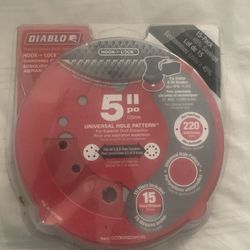 Diablo 5” hook & lock sanding discs