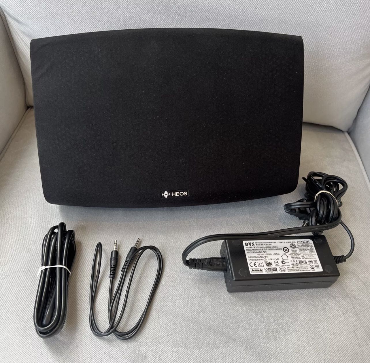 Two Denon HEOS 5 Wireless Speaker Multi Room Sound System