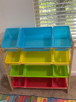 Kids Toy Storage Organizer with Bins
