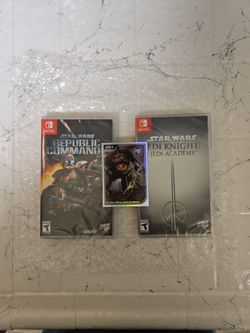 Star Wars Nintendo Switch Game Lot(With Rare Card)