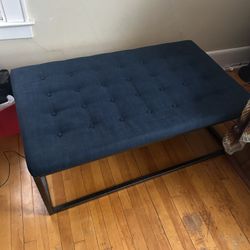 Blue Table Or Ottoman 