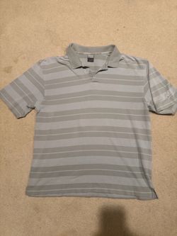 Vintage Nike Striped Y2K Golf Polo Shirt XL
