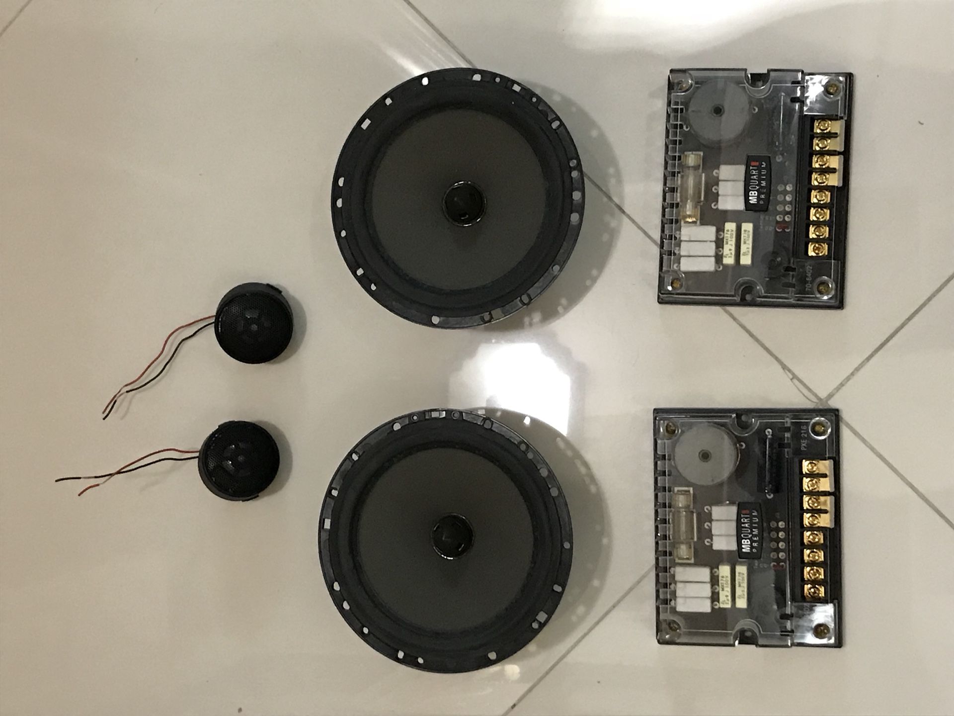 Old school mb quart component speakers made Germany
