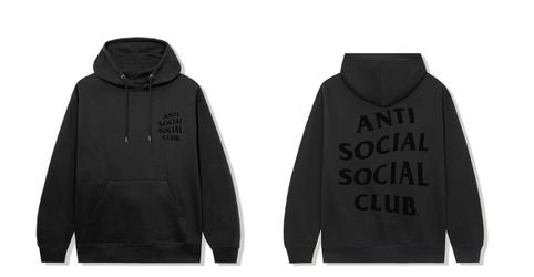 Anti Social Social Club ASSC DeafTone Black Hoodie Size S