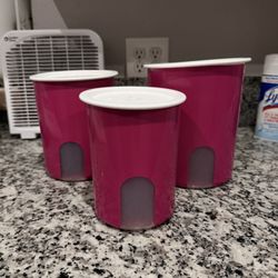 Tupperware Canister Set of 3