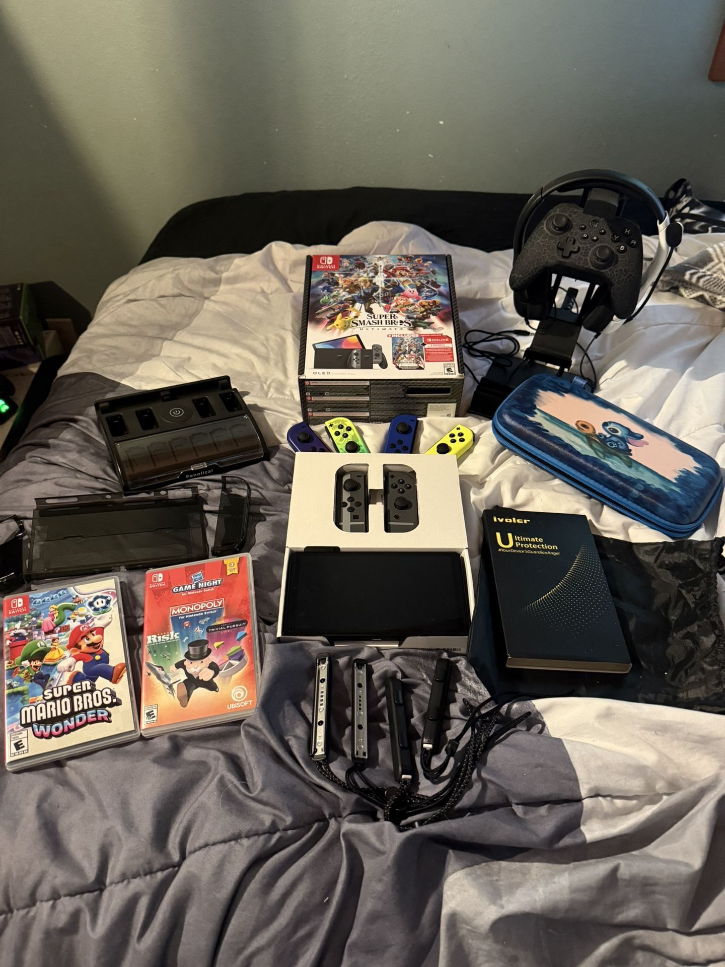 Nintendo Switch OLED & accessories Super Smash bros Edition