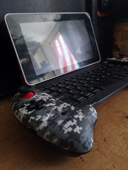 Raspberry Pi Compute Module 4 Cyber Deck Steam Deck Laptop Touch Screen Joystick
