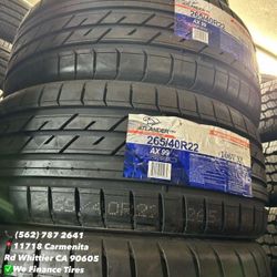 265/40R22 Atlander Set of Tires Installed and Balanced Set de Llantas Nuevas Instaladas y Balanceadas