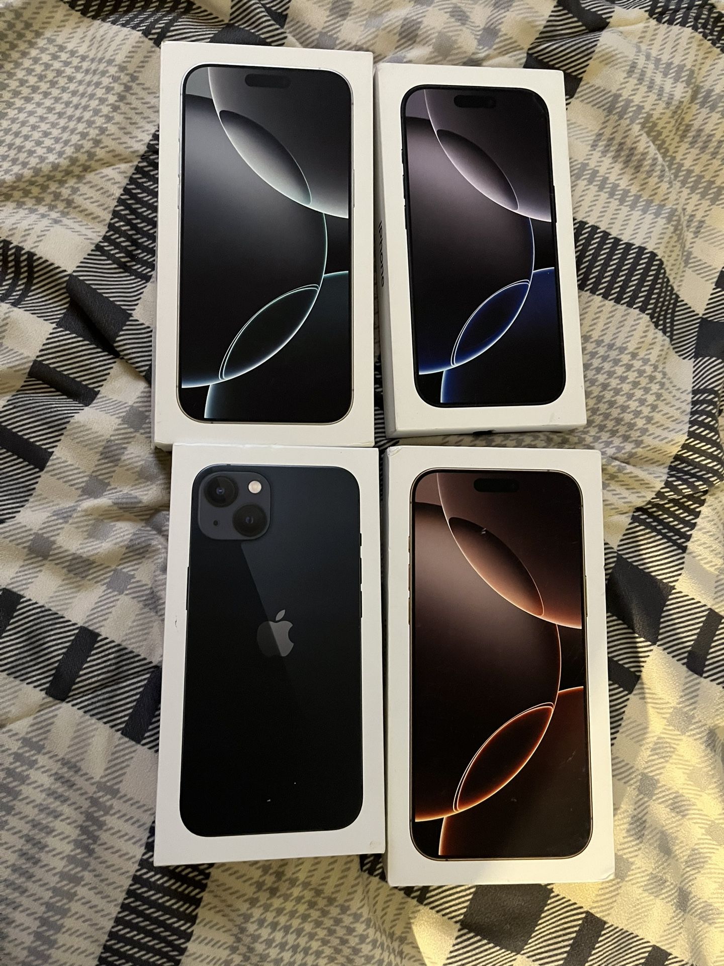4 iPhone Boxes