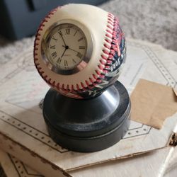 New York Yankees Clock Baseball 