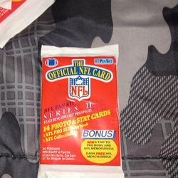 1989 NFL pro set fan kit series 2