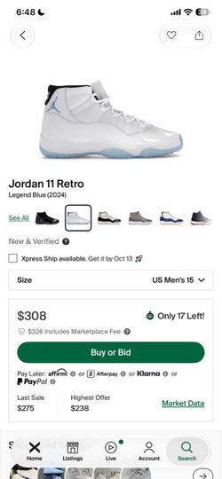 Air Jordan 11 Retro *Legend Blue*