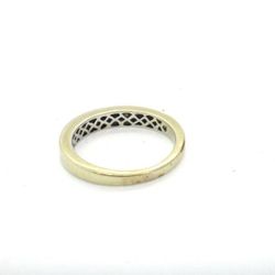 Woman's 14k White Gold Baguette Diamond Anniversary Band Ring Wedding  #32244