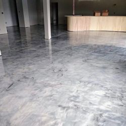 Epoxy Coating And Polishing Floor 
