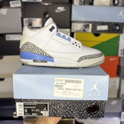 Size 9M - Jordan 3 “UNC” 