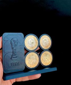 Monedas del mundial world cup coins