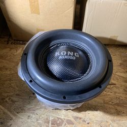 New 12” Kong Audio 3500w Max Power Subwoofer  $260