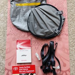 Toyota OEM 09-13 Matrix-box Bed Tonneau Cover, Manual, and Accessories 