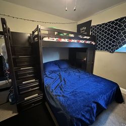 Bunk Bed W/ Desk & Drawers