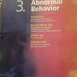 Abnormal Behavior 3edition Psychology 014