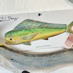 New Handcrafted Carved Mahi