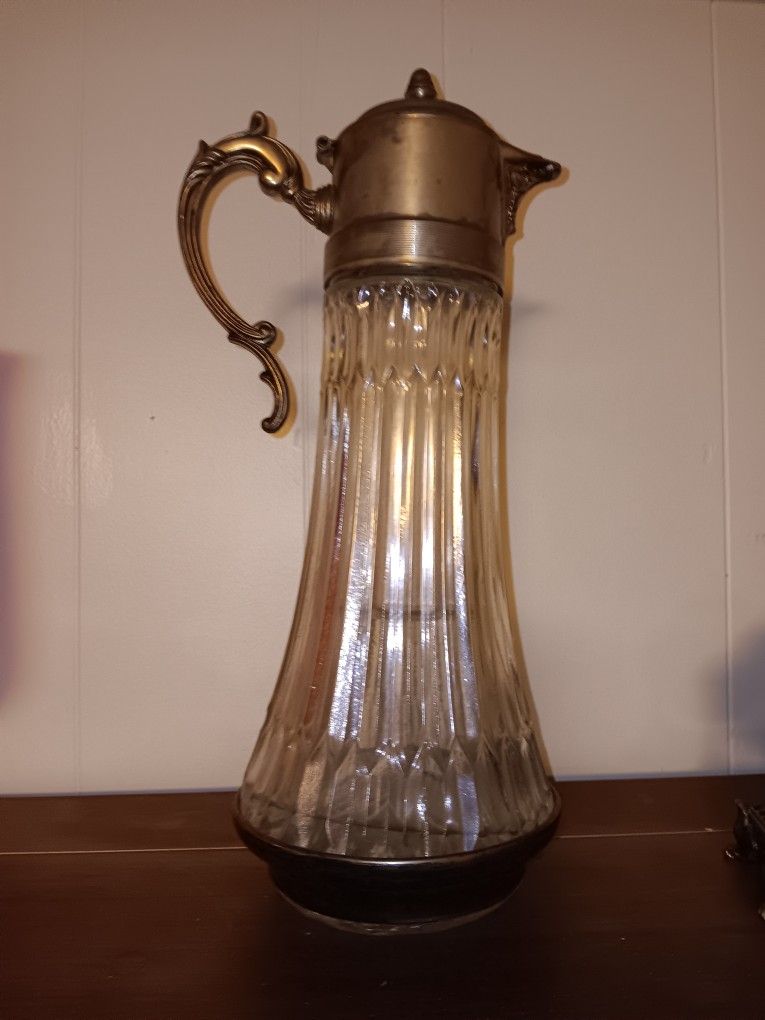 Glass And Silver Carraff