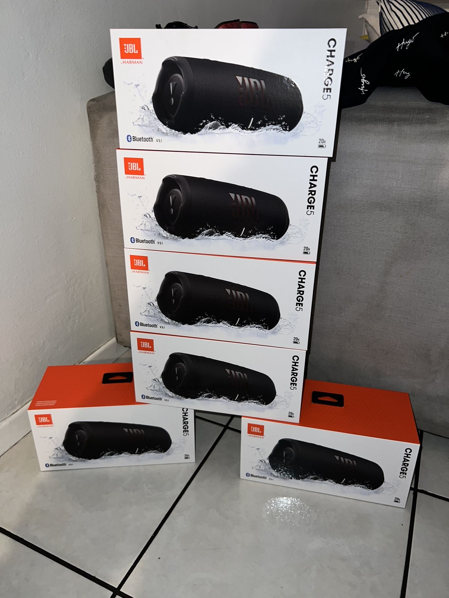 JBL Charge 5 Portable Bluetooth Waterproof Speaker