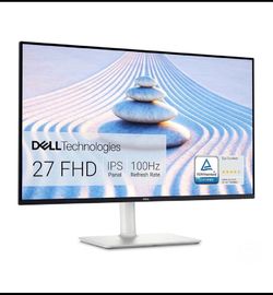 New Open Box Dell 27” FHD Monitor With Integrated Speaker & Height/Tilt/Swivel