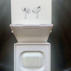 Apple AirPods Pro Active Noise Cancellation Wireless Earbuds +MagSafe Charging Case + Box + Manual Excellent