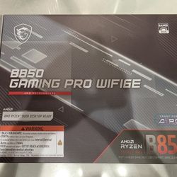 New MSI B850 Gaming Pro WIFI6E AMD motherboard 