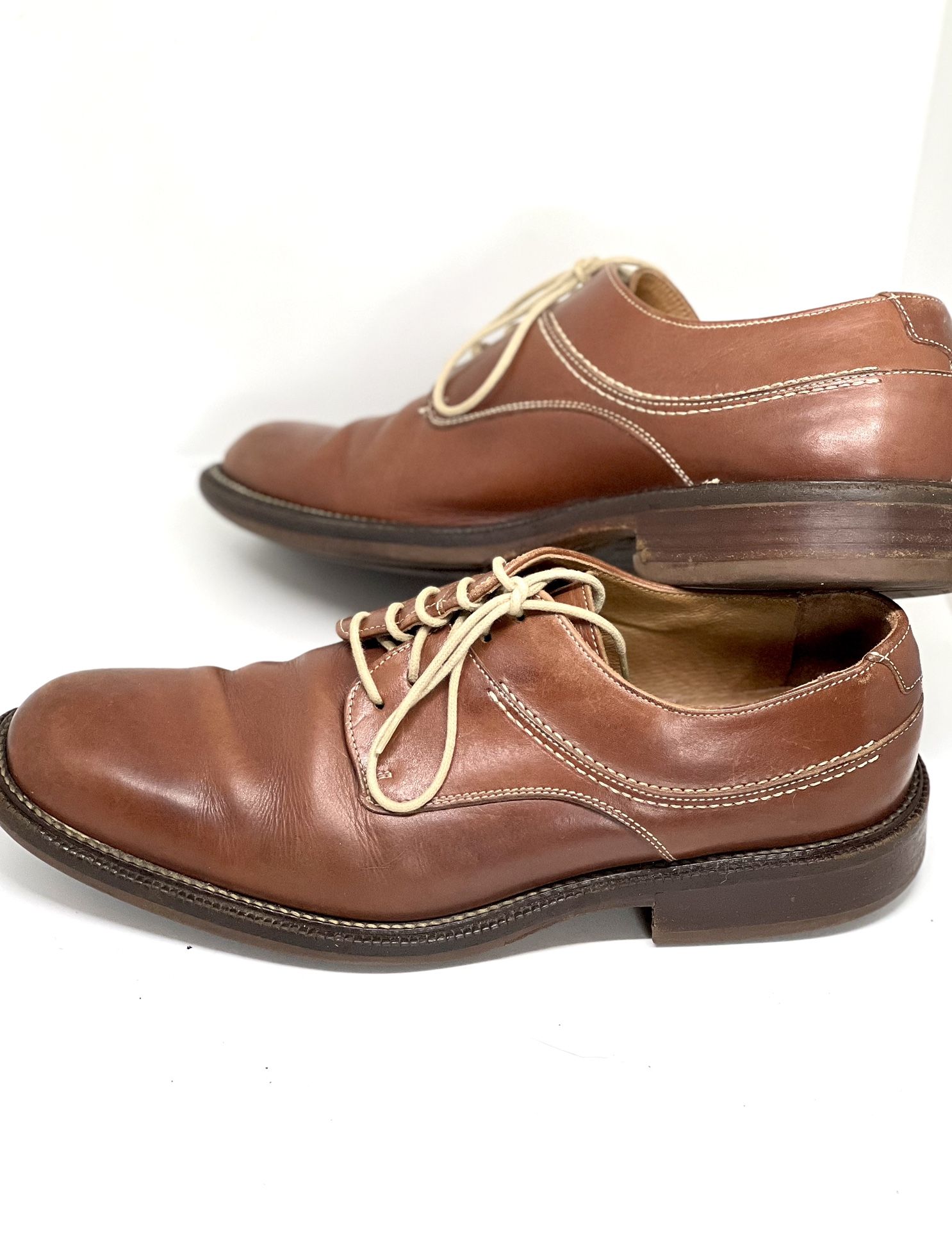 BOEMOS Brown Lace Up Leather Shoes Size 11.5  display picture 3