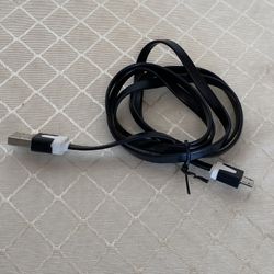 Micro USB  Cable Cord For Samsung Android Phone Charger Black