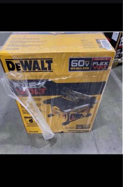 DeWALT 60V MAX FLEXVOLT 8-1/4-Inch Adjustable Table Saw (Tool Only). Battery not included. New!