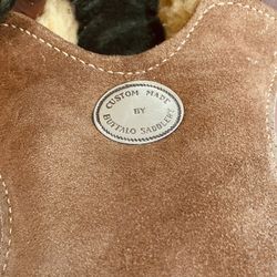 Riding Saddle With Stand #1951, 17” , Buffalo Saddle