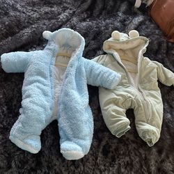 Baby Body Suit Teddy bear Snowsuit 
