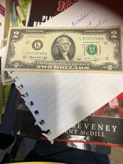 Two dollars bill 1976