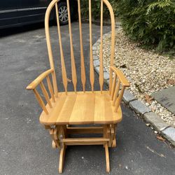 Oak Glider Rocker rocking  Chair Must Go Asap 