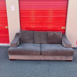 Huge Brown Sofa Couch 