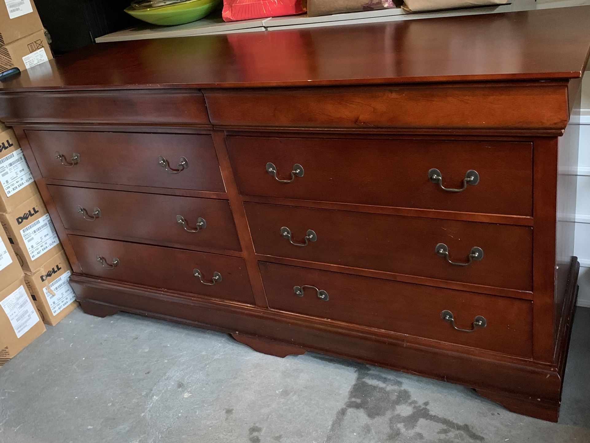 Natural Cherry Wood Dresser