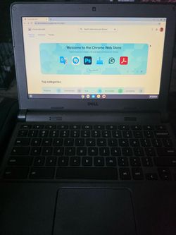 PINK CARBON FIBER DELL CHROMEBOOK 11 UNLOCKED AND UPDATED SUPER FAST LIGHTWEIGHT RUGGED BODY NO ISSUES WHATSOEVER LONG LASTING BATTERY MULTIPLE USB PO