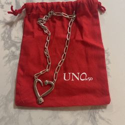UNO de 50 Silver Pendant