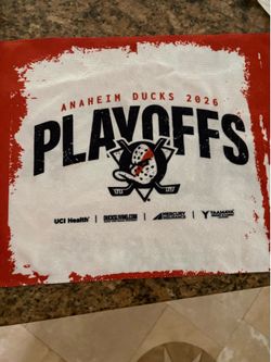 Anaheim Ducks playoff rally towel new