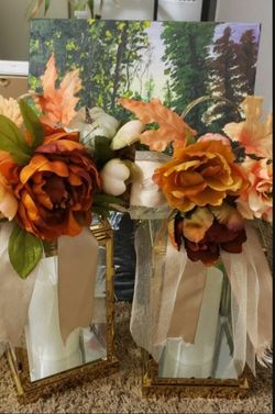 2 Lite Up Decor Lanterns