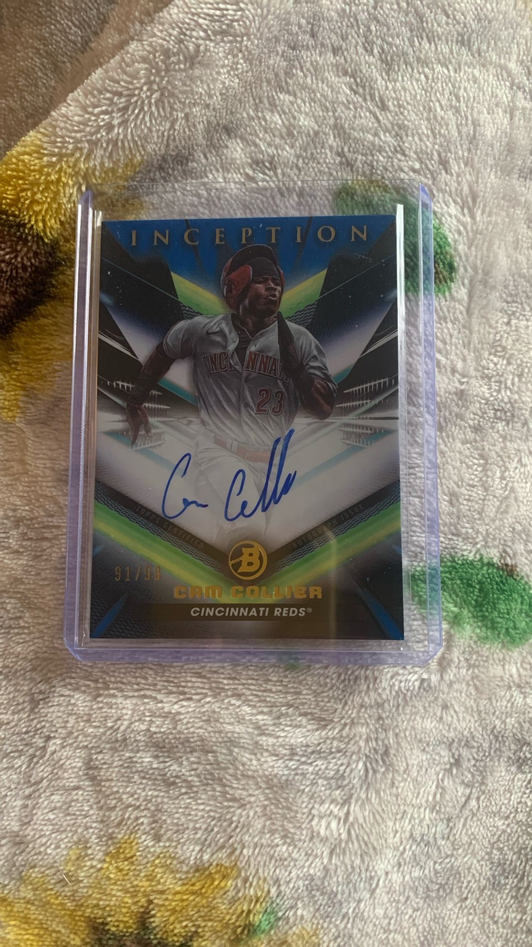 Cam Collier Autographed MLB Trading Card