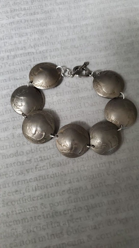 Buffalo nickel bracelet