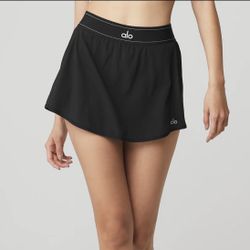 Tennis Skirt Black Alo (New)