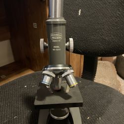 Antique Microscope With Box 