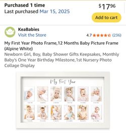 First Year Baby Frame
