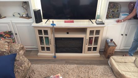Electric Fireplace TV Stand Console