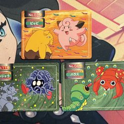 Pokemon Pocket Monsters Topsun Versus Cards Rare Nintendo Japanese Lot (3pcs)